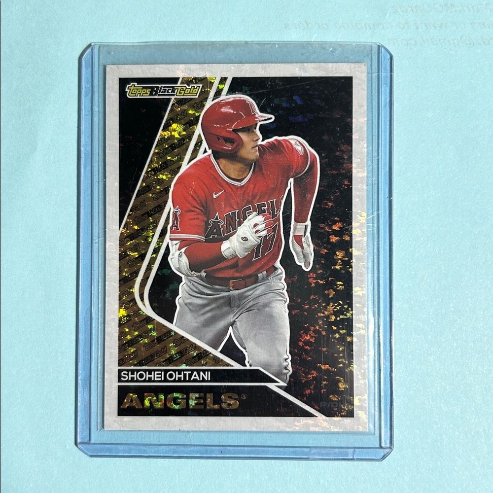 Shohei Ohtani , Angels 2023 Topps Black Gold Card #BG-4